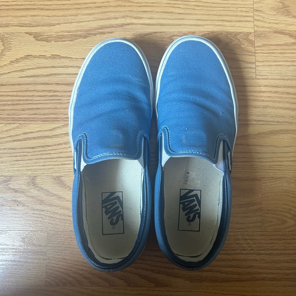 Blue Slip on vans